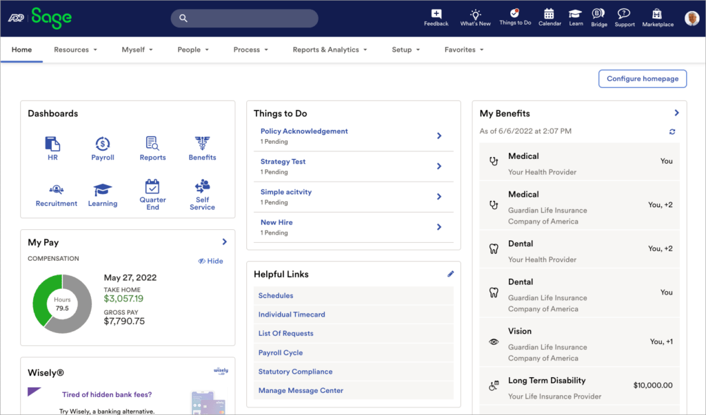 Sage Intacct 2023 Release 2: Now available to all, Workforce Now by ADP brings you a best-in-class payroll and human capital management (HCM) solution that integrates seamlessly with Sage Intacct.