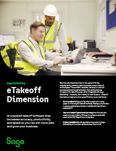 eTakeoff Dimension Brochure